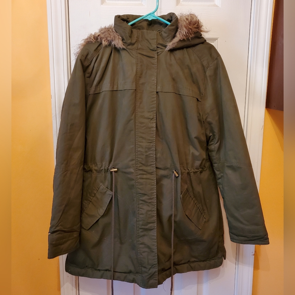 Charlotte Russe Junior XL Green Coat